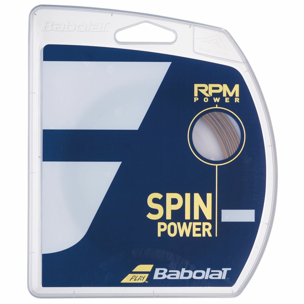 Strings - バボラ Babolat テニスガット・ストリング RPM POWER RPMパワー 125/130 BA241139
