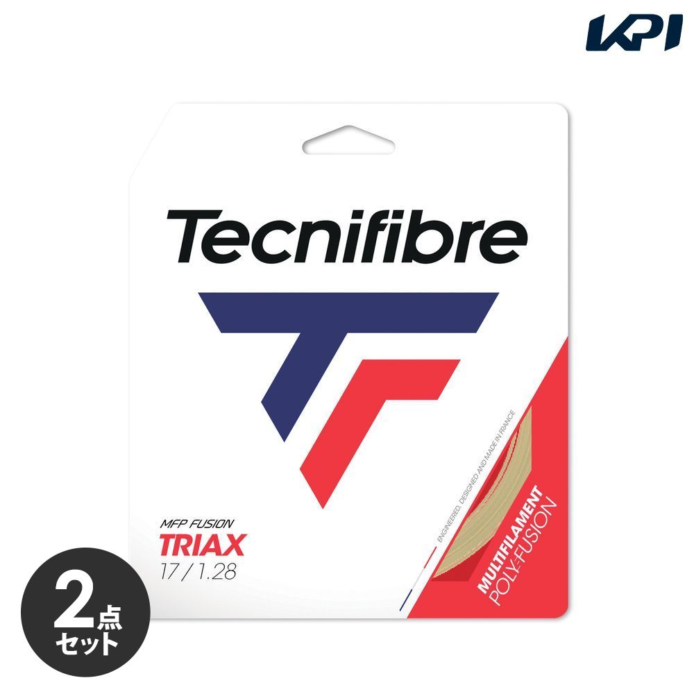��2�ĥ��åȡۡ�¨���в١٥ƥ��˥ե����С� Tecnifibre �ƥ˥����åȡ����ȥ�� TRIAX 1.28mm �ȥ饤���å��� 12m ñĥ�� TFG31...