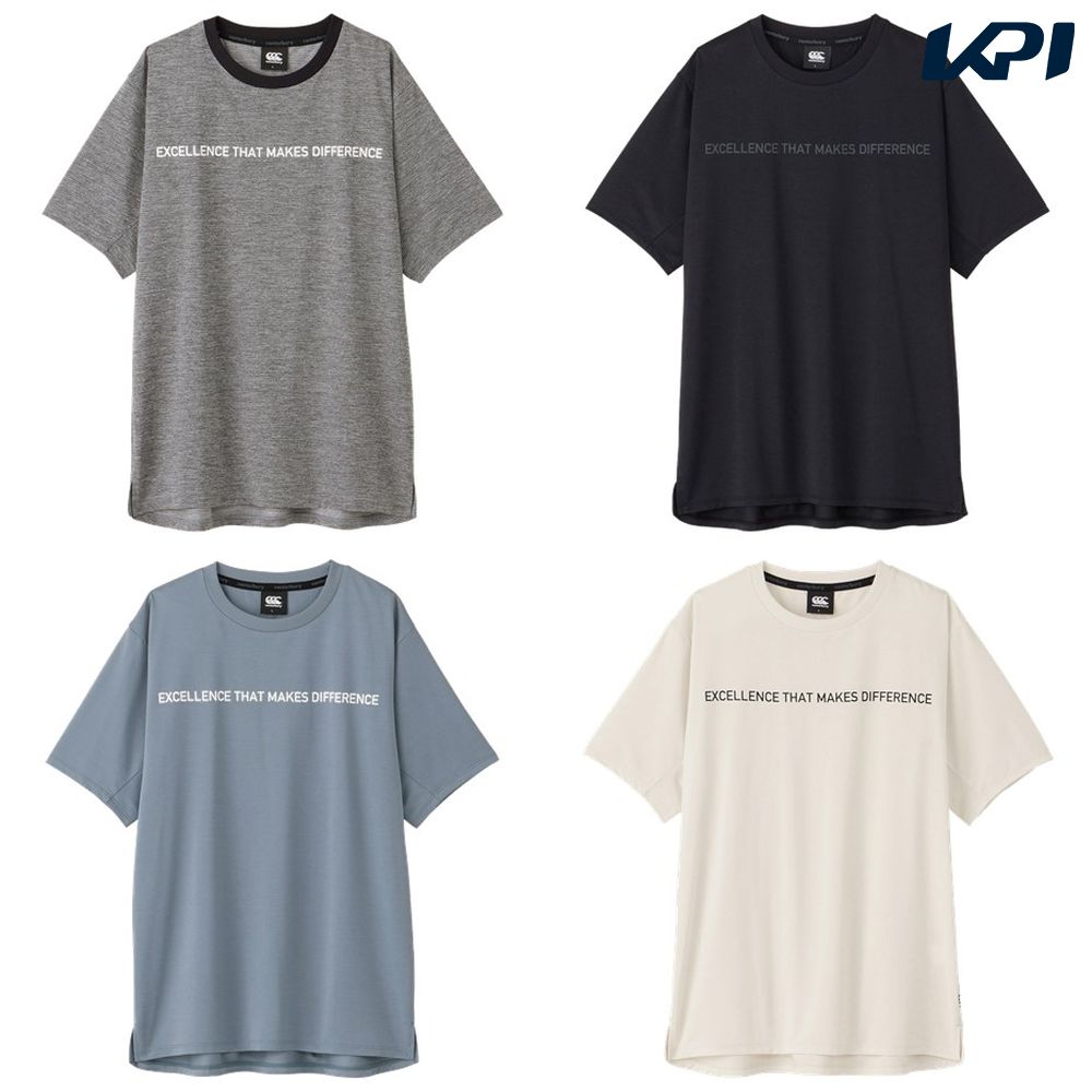 カンタベリー CANTERBURY ラグビーウェア ユニセックス R+ WORKOUT TEE RP34075 2024SS