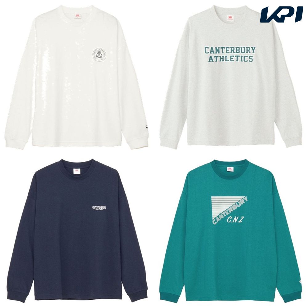 カンタベリー CANTERBURY ラグビーウェア メンズ ロングスリーブヘビークルーティ RA425125 2025SS