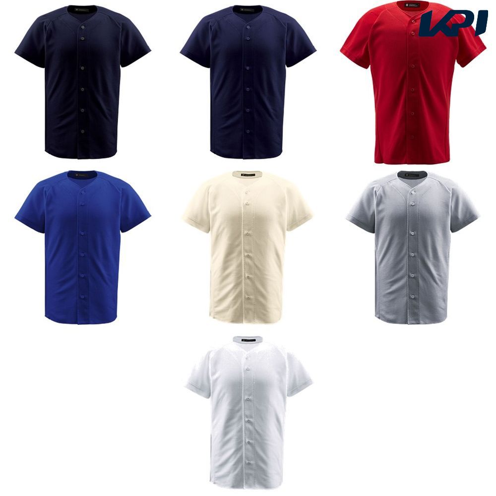 ブラック(BLK) ネイビー(NVY) レッド(RED) ロイヤル(ROY) SIVO(SIVO) シルバー(SLV) Sホワイト(SWHT) メーカー希望小売価格はメーカーカタログに基づいて掲載しています。 プレー中の動きを想定した新しい3Dパターンを採用。身体に合うことで動きやすく、快適な設計。新たな動きやすさを身に纏う。光沢感のある軽量快適素材、従来品より10%の軽量化に成功、特別な光沢感がグランドに映えます。 商品説明 素材・材質：ストリームエアーMS(ポリエステル100%)機能：高通気原産国：中国 デサント DESCENTE 野球 ウェア 野球ウェア ジュニアフルオープンシャツ 2020SS 　サイズ表はこちら