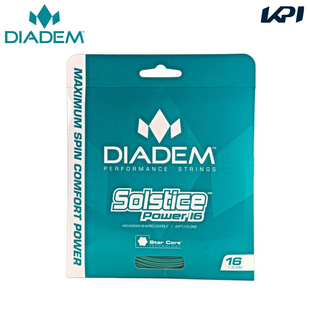 「ポスト投函便で送料無料」ダイアデム DIADEM テニスガット・ストリング Solstice Power ソルティス パワー 16 DIA-TFA004