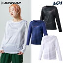 ダンロップ DUNLOP テニスウェア レディース ロングスリーブ Tシャツ DAL8462W 2024FW(4)