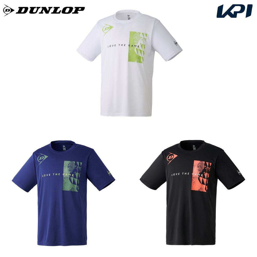 ダンロップ DUNLOP テニスウェア ユニセックス Tシャツ DAL8441 2024FW 7月上旬発売予定※予約のサムネイル