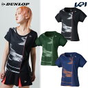 ダンロップ DUNLOP テニスウェア レディース ゲームシャツ DAP1461W 2024FW