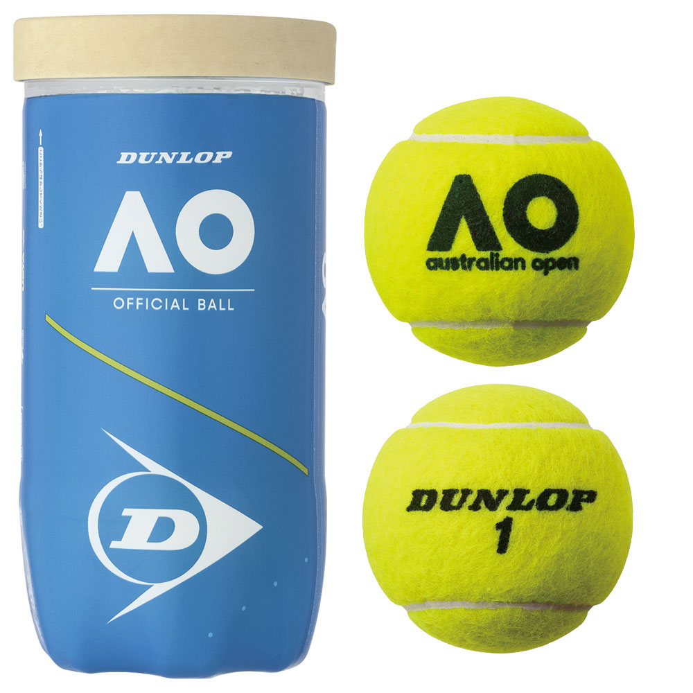 楽天KPI24【365日出荷】「あす楽対応」ダンロップ DUNLOP Australian Open オーストラリアンオープン 大会使用球 公式ボール AO 2球入 2個入 1缶 テニスボール DAOAYL2TIN 『即日出荷』