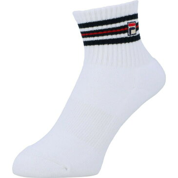 フィラ FILA テニスウェア レディース ライン入リショート丈ソックス VL9213 2021SS