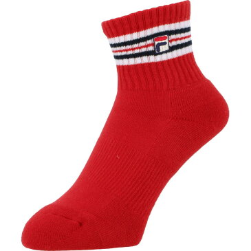 フィラ FILA テニスウェア レディース ライン入リショート丈ソックス VL9213 2021SS