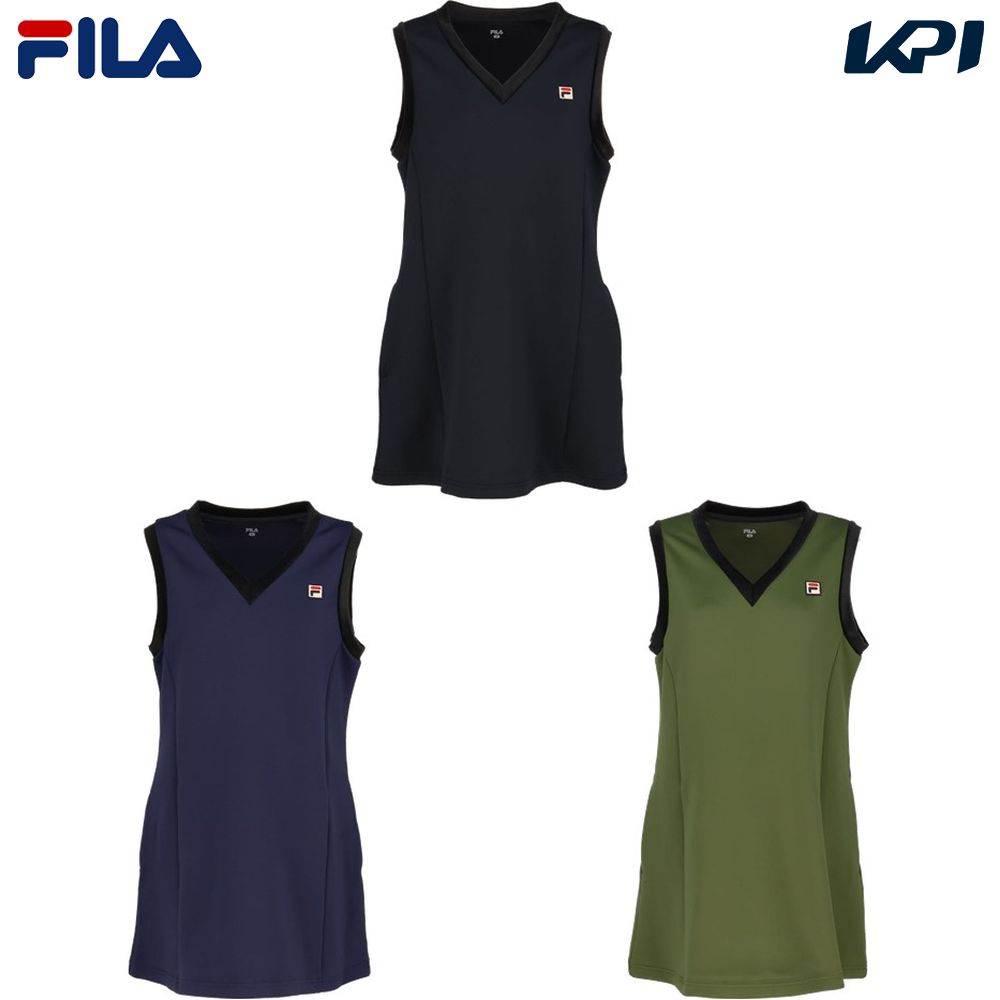 フィラ FILA テニスウェア レディース ジャンパースカート VL2735 2023FW「クールタオルプレゼントキャ..