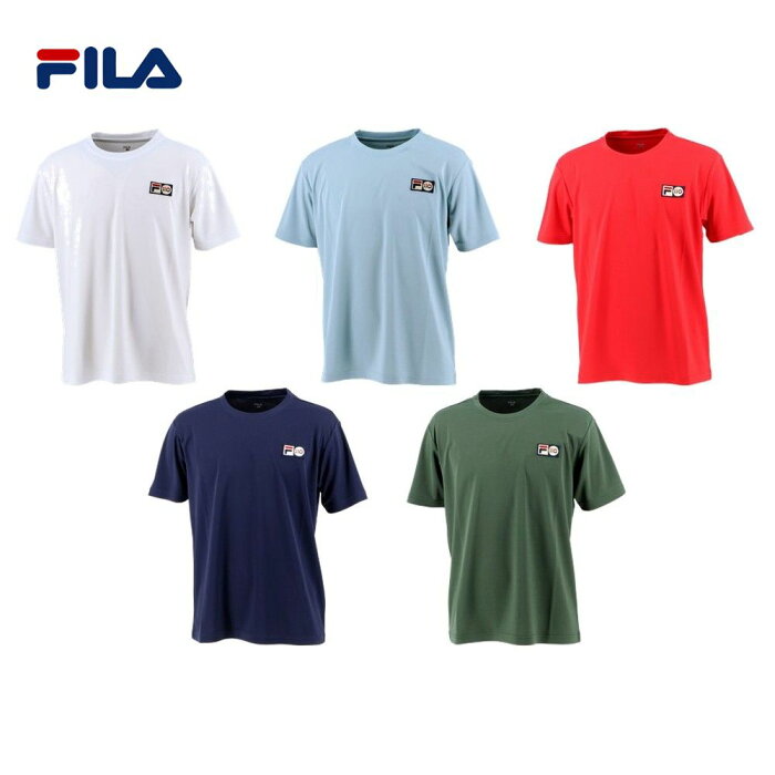 「あす楽対応」フィラ FILA テニスウェア メンズ 110 ロゴTシャツ 110周年モデル VM5528 2021SS『即日出荷』