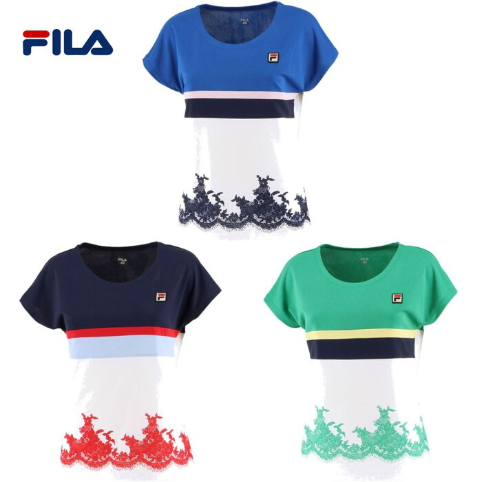 フィラ FILA テニスウェア レディース ゲームシャツ VL2461 2022SS