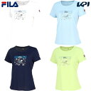 フィラ FILA テニスウェア レディース グラフィックTシャツ VL2818 2024SS