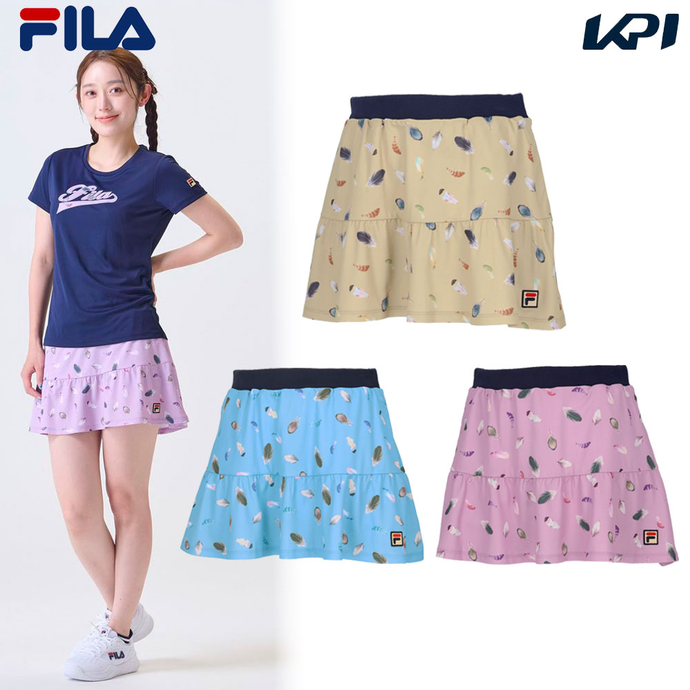 フィラ FILA テニスウェア レディース スコート VL2912 2024FW