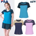 フィラ FILA テニスウェア レディース ゲームシャツ VL2921 2024FW(4)