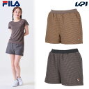 フィラ FILA テニスウェア レディース ショートパンツ VL2971 2024FW
