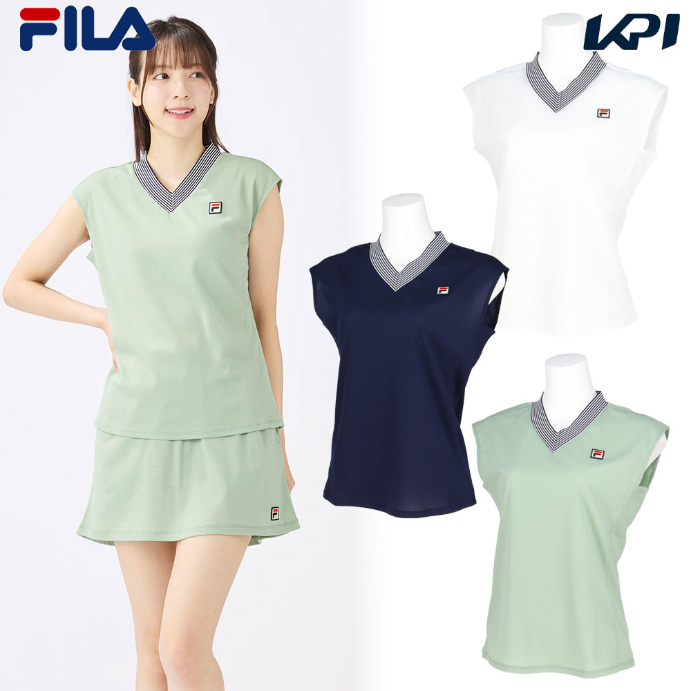 フィラ FILA テニスウェア レディース ゲームシャツ EL0016 2025SS
