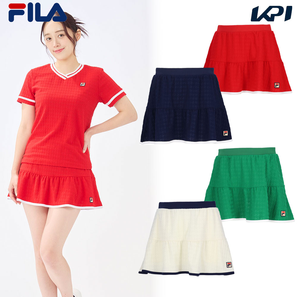 フィラ FILA テニスウェア レディース スコート EL0030 2025SS