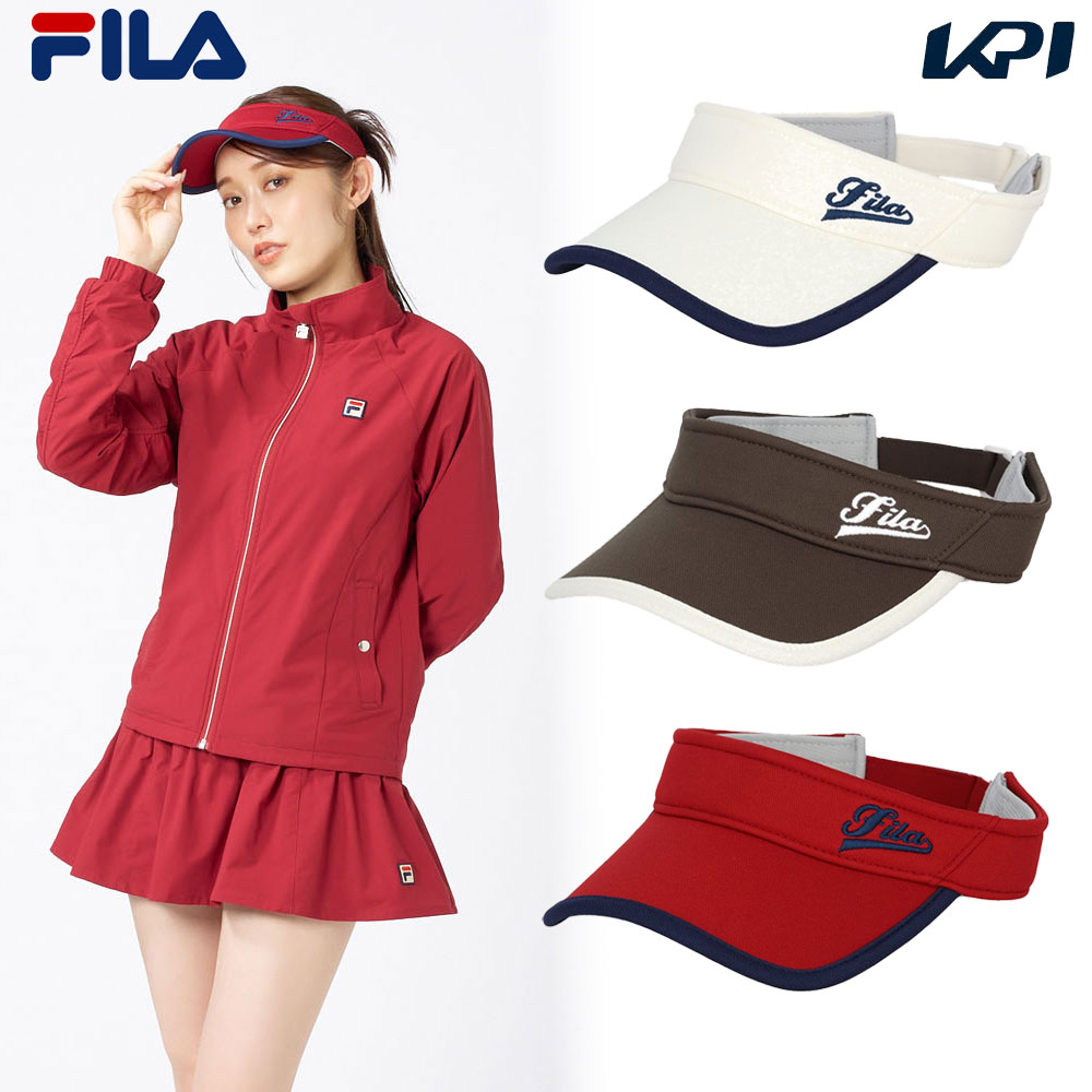 フィラ FILA テニスキャップ・バイザー レディース サンバイザー EL0286