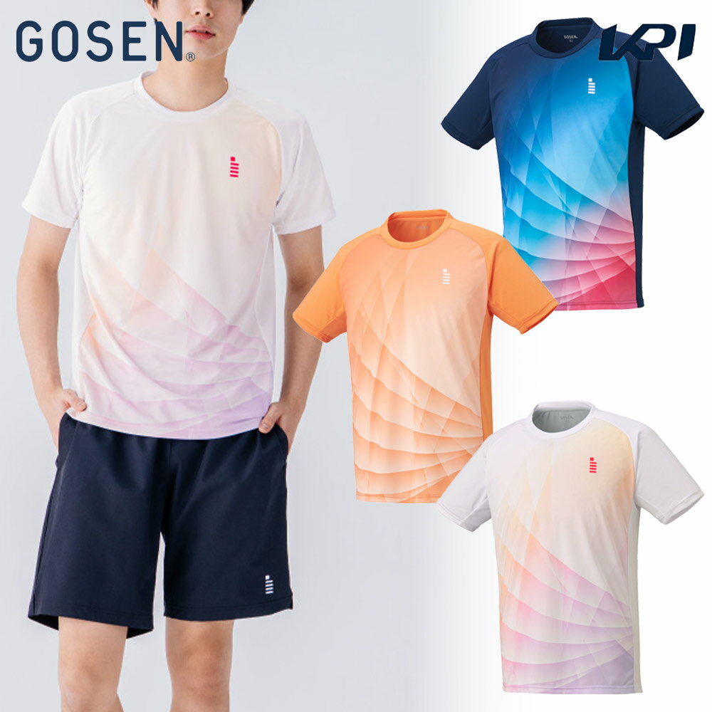 ゴーセン GOSEN テニスウェア ユニセックス ゲームシャツ T2550 2025FW