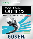 GOSEN（ゴーセン）「テックガット マルチCX 17」TS661 硬式テニスストリング（ガット）
