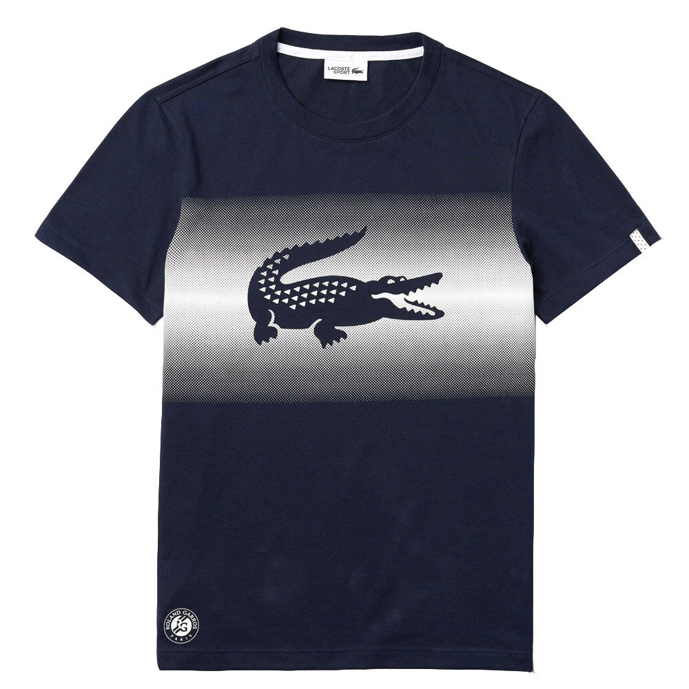 「あす楽対応」ラコステ LACOSTE テニスウェア メンズ ROLAND GARROS グラーデーションワニロゴTシャツ TH3616L 2020FW 『即日出荷』