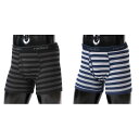 Hanes カジュアルウェア メンズ 1P BOXER BRIEF (BORDER PRINT) ボクサーブリーフ HM6ER301 2020FW(4)