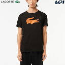 『即日出荷』ラコステ LACOSTE テニスウェア メンズ コットンブレンドウルトラドライロゴプリントTシャツ TH2042-99-QXI 2023FW 「タオ...