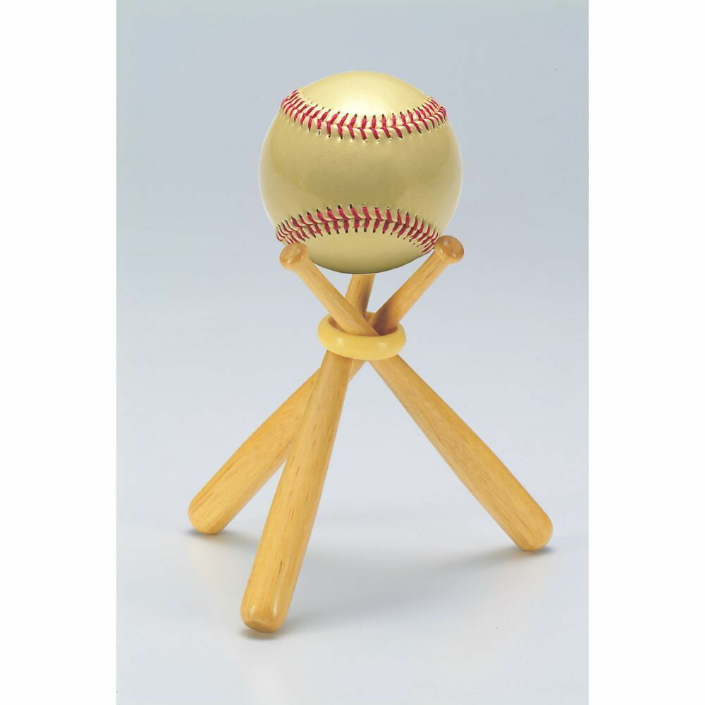 ユニックス 野球その他 飾りバット＆サインボールセット （ゴールド） BX75-51