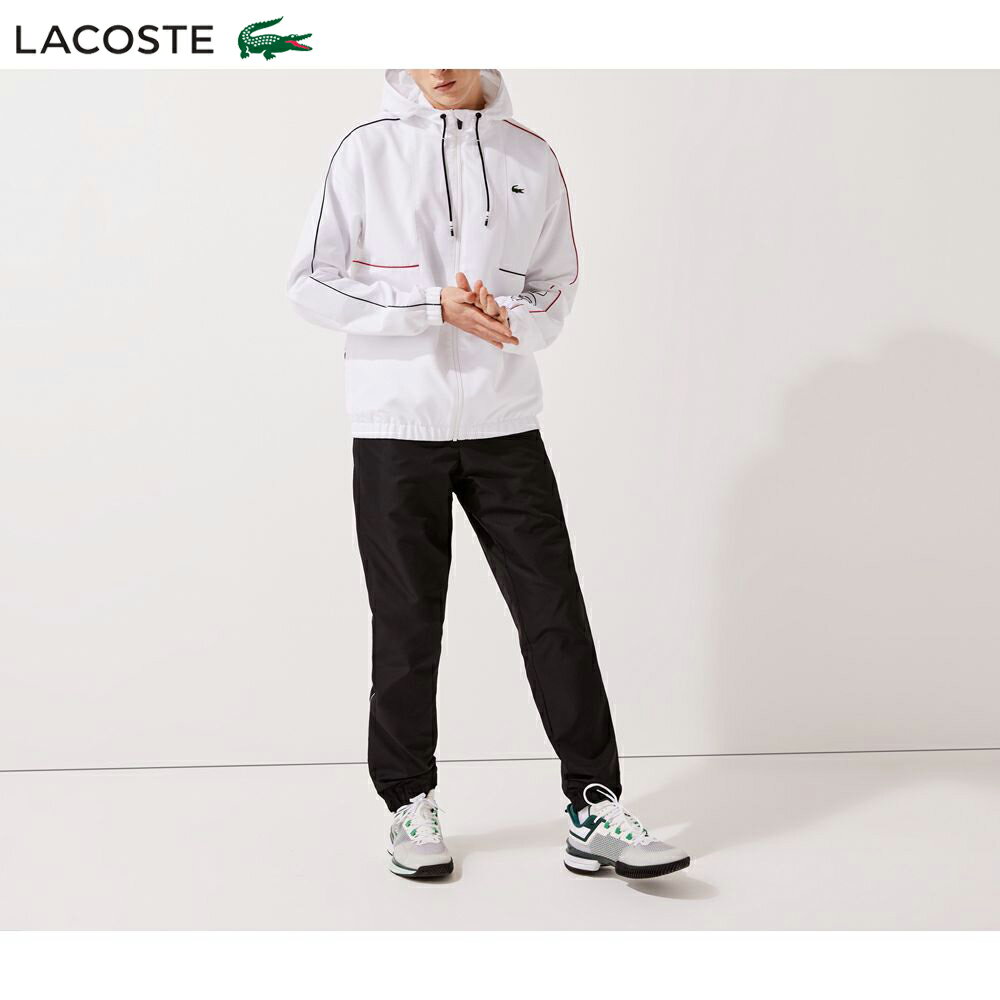 「あす楽対応」ラコステ LACOSTE テニスウェア メンズ ダイヤリップストップセットアップトラックスーツ WH0879L-GHU 2022SS 『即日出荷』