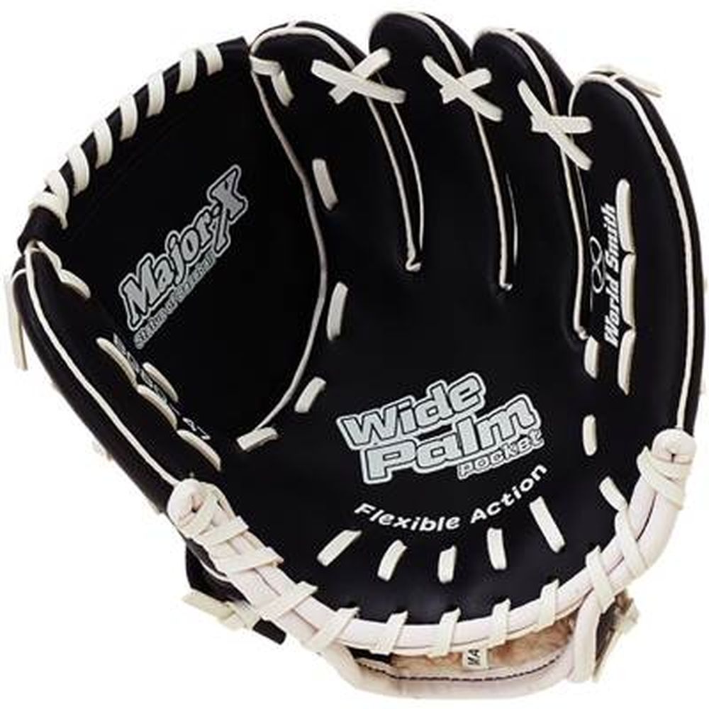 KPI24のユニックス 野球その他 メジャックス キッズグラブ ブラック BG80-47｜アングル2