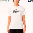 『即日出荷』ラコステ LACOSTE テニスウェア メンズ コットンブレンドウルトラドライロゴプリントTシャツ TH2042-99-AU8 2024SS「タオル...