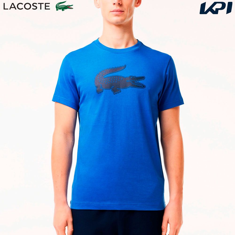 「あす楽対応」ラコステ LACOSTE テニスウェア メンズ コットンブレンドウルトラドライロゴプリントTシャツ TH2042-99-IUU 2024SS 『即日出荷』