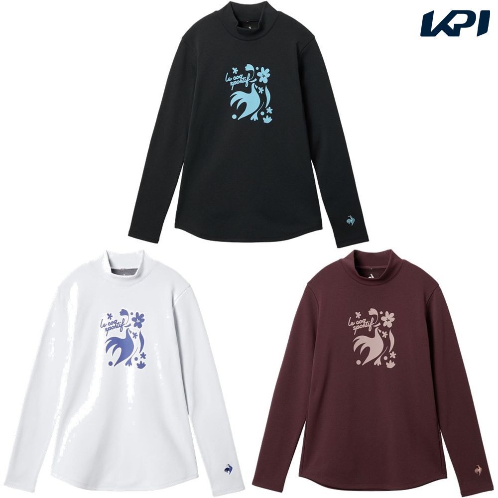 ルコック le coq sportif テニスウェア レディース モックネック長袖シャツ LN5FLT11L 2025FW