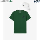 『即日出荷』ラコステ LACOSTE テニスウェア メンズ 『ノバク・ジョコビッチ』ドライTシャツ&キャップ TH1044-99-381 2025FW