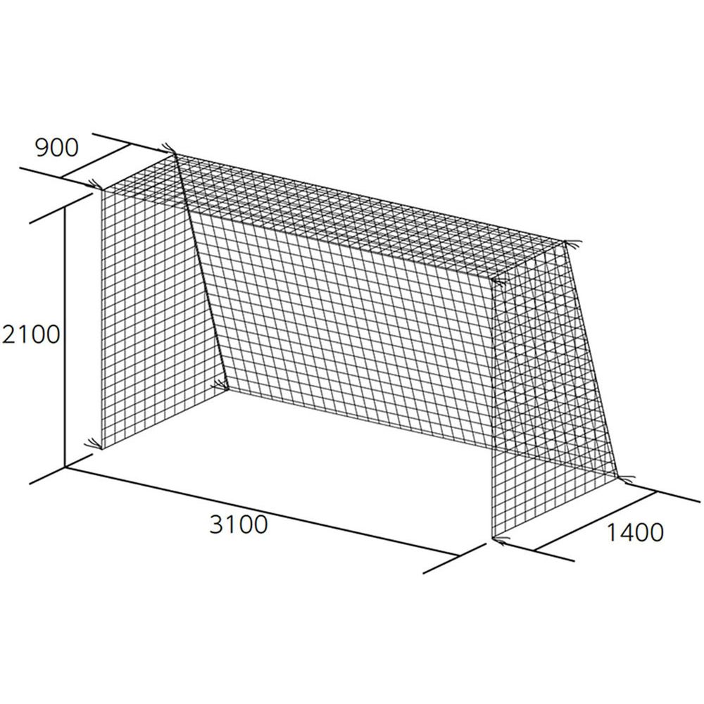 トーエイライト TOEILIGHT ハンドボール設備用品 ハンドゴールネット(検) B6028