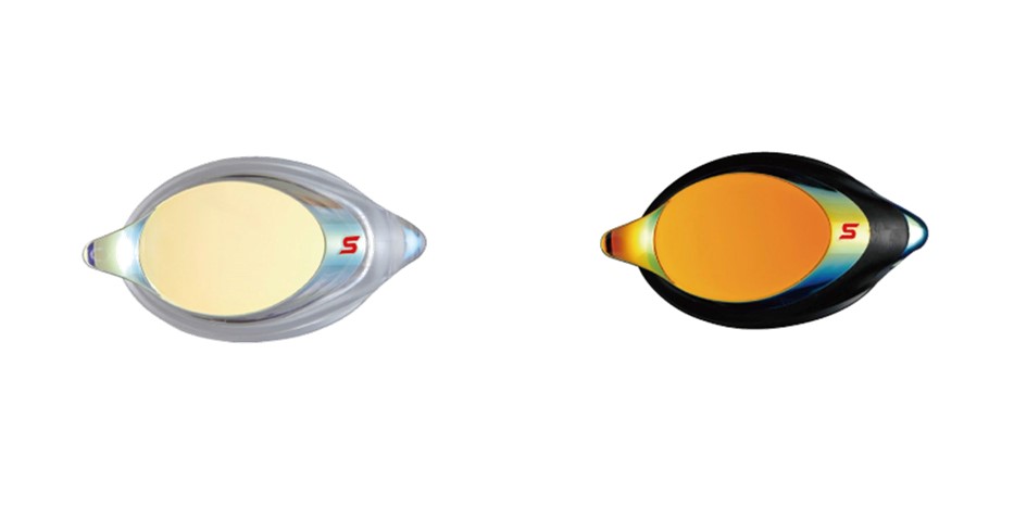 スワンズ SWANS 水泳ゴーグル クッション付度付レンズ ミラータイプ SRXCLMPAF