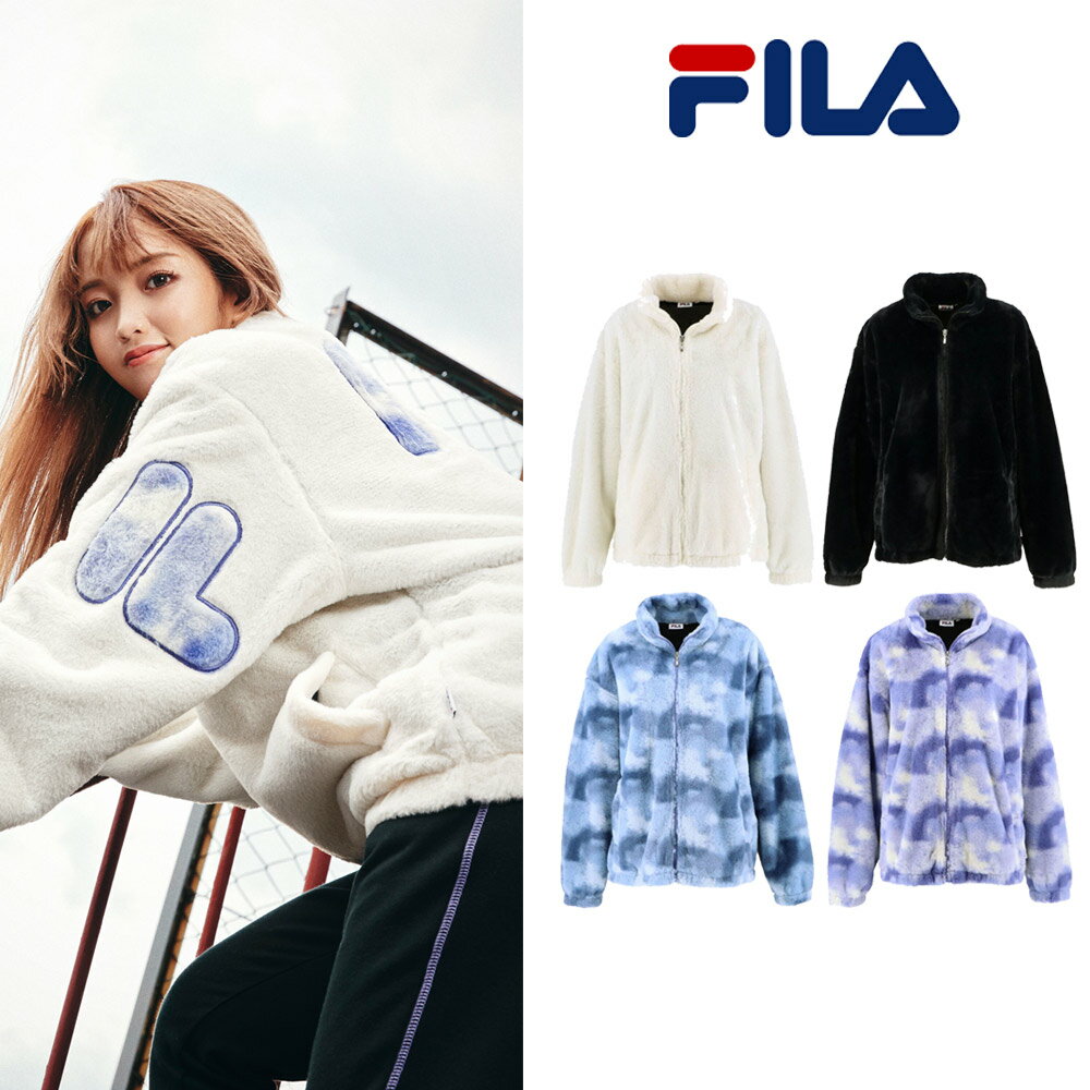 「あす楽対応」フィラ FILA カジュアルウェア ユニセックス フェイクファー スタンドジャケット FL6270 2021FW『即日出荷』