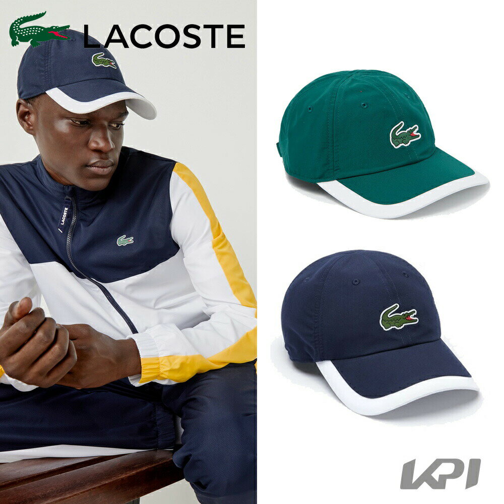 ラコステ 「あす楽対応」ラコステ LACOSTE テニスウェア メンズ CORE PERFORMANCE 帽子 バイカラーバイザークロックキャップ RK5398L 2021FW『即日出荷』