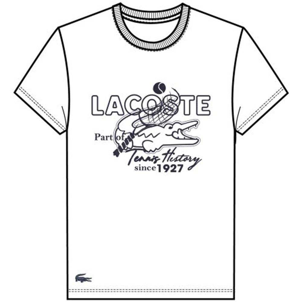 「あす楽対応」ラコステ LACOSTE テニスウェア レディース Tシャツ TF0755L-001 2022SS 『即日出荷』