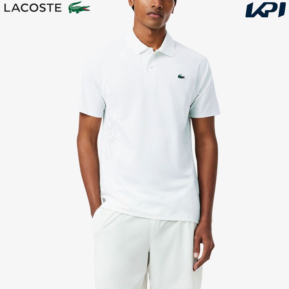 『即日出荷』ラコステ LACOSTE テニスウェア メンズ 『ノバク・ジョコビッチ』シームレスポロシャツ DH9986-99-001 2026SS