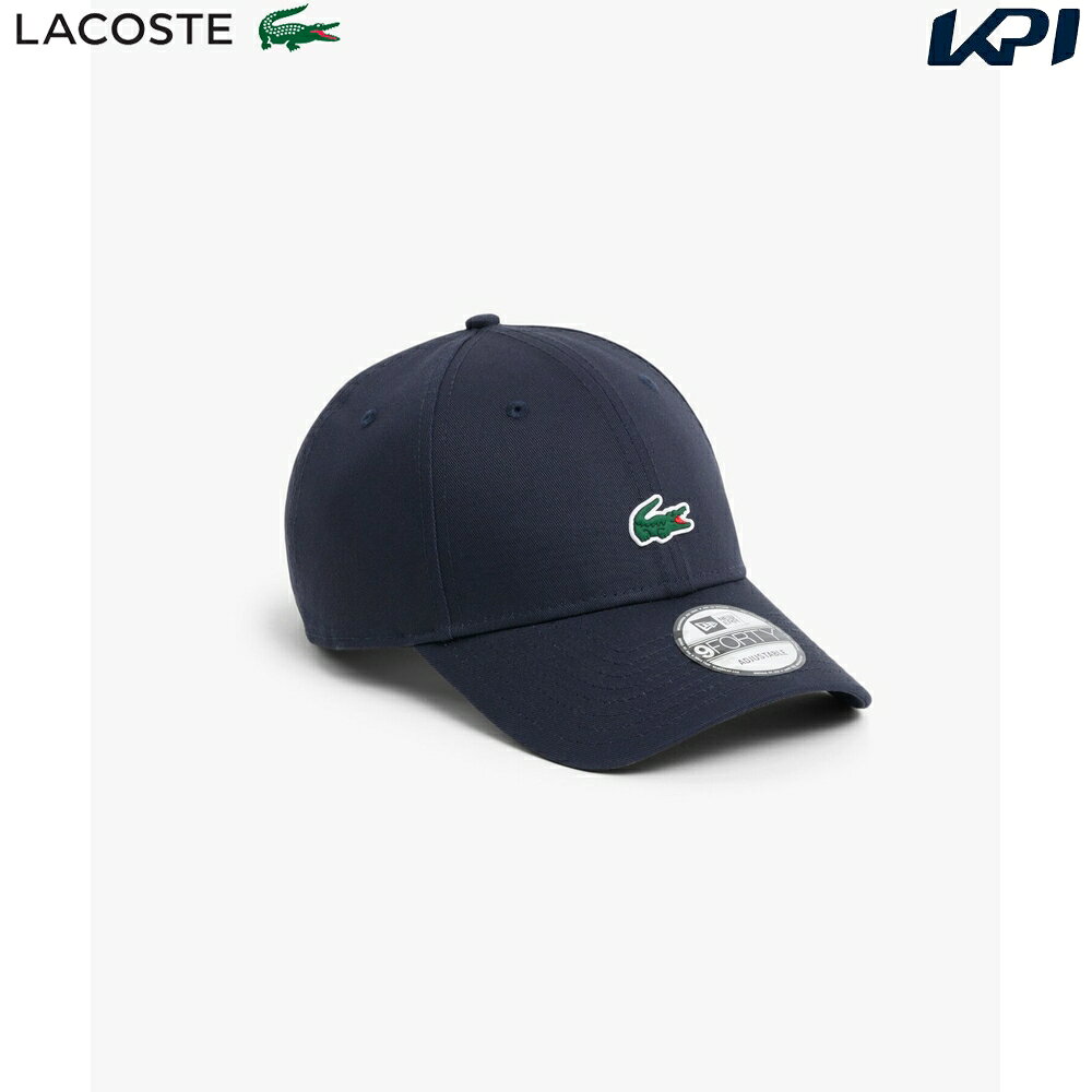 ラコステ LACOSTE テニスキャップ・バイザー メンズ ラコステ×ニューエラ 9FORTY ワニロゴワンポイントキャップ RK7305-99-166 2026FW『即日出荷』