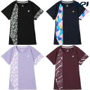 ルコック le coq sportif テニスウェア レディース Aile forme グラフィックゲームシャツ LN5FHT11L 2025FW