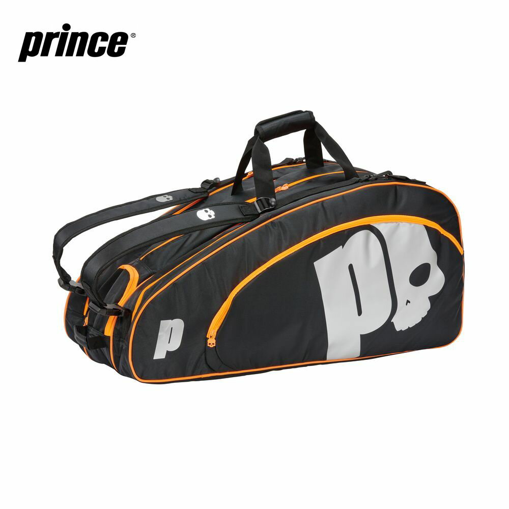 「あす楽対応」プリンス Prince テニスバッグ・ケース CHROME BAG ラケットバッグ(12本入) Prince×HYDROGENコラボ ハイドロゲン 6P892C 『即日出荷』