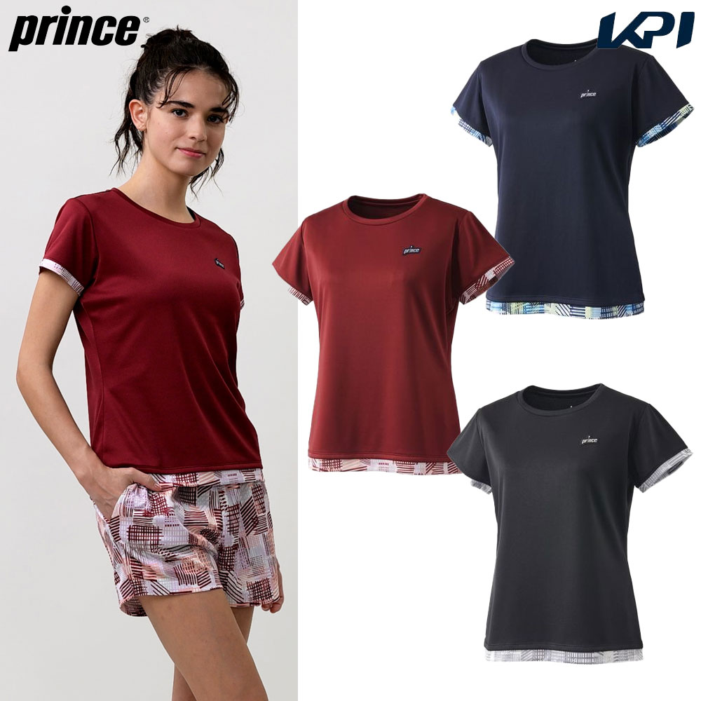 プリンス Prince テニスウェア レディース ゲームシャツ WF4091 2024FW
