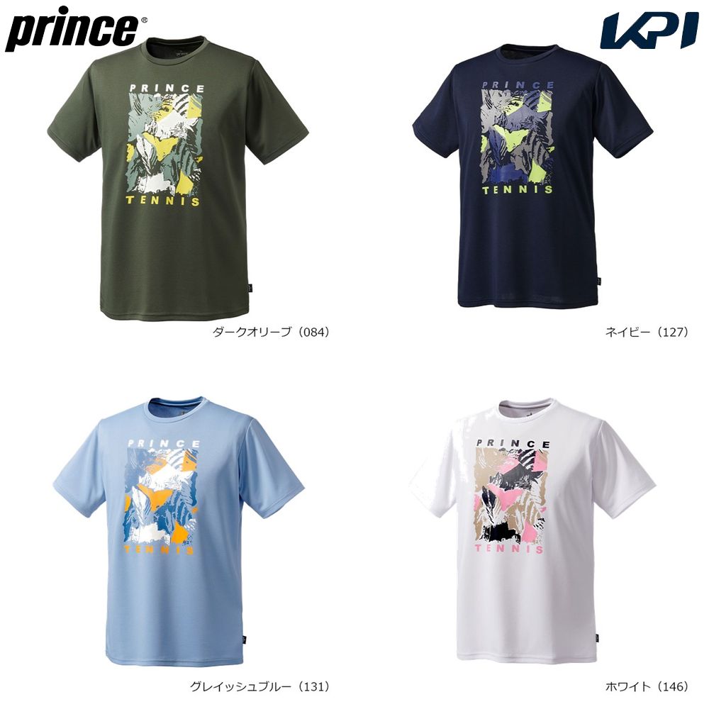 プリンス Prince テニスウェア ユニセックス Tシャツ MS6010 2026SS 2月下旬発売予定※予約