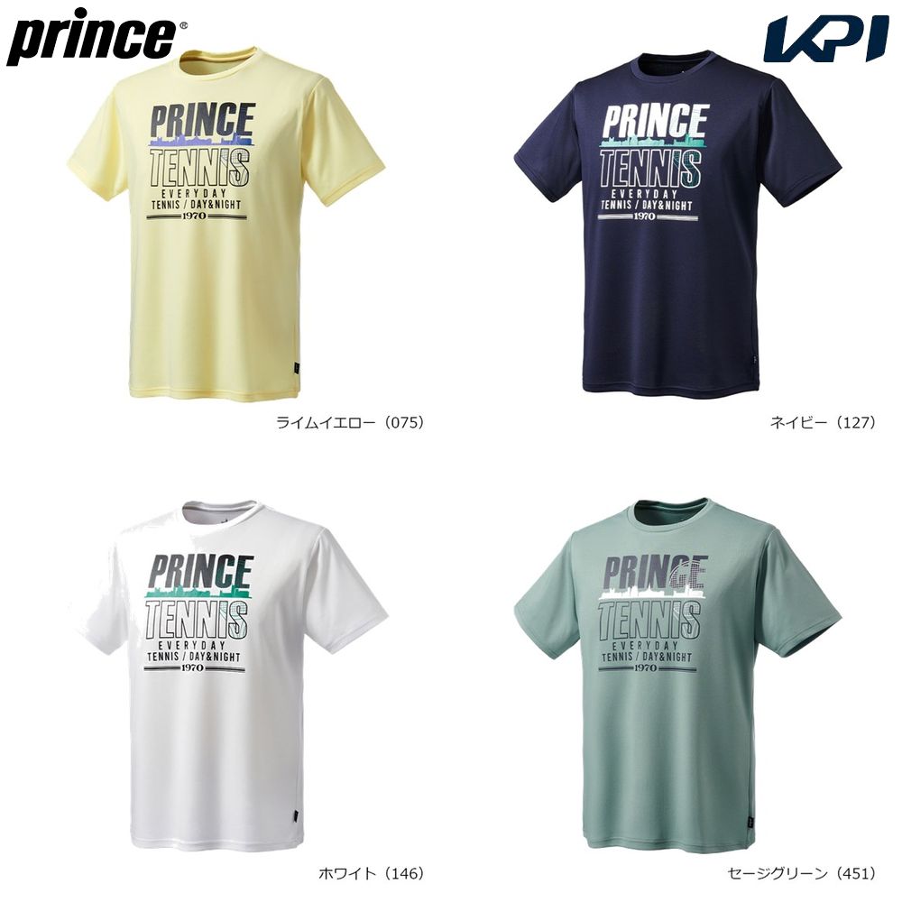 プリンス Prince テニスウェア ユニセックス Tシャツ MS6012 2026SS 2月下旬発売予定※予約