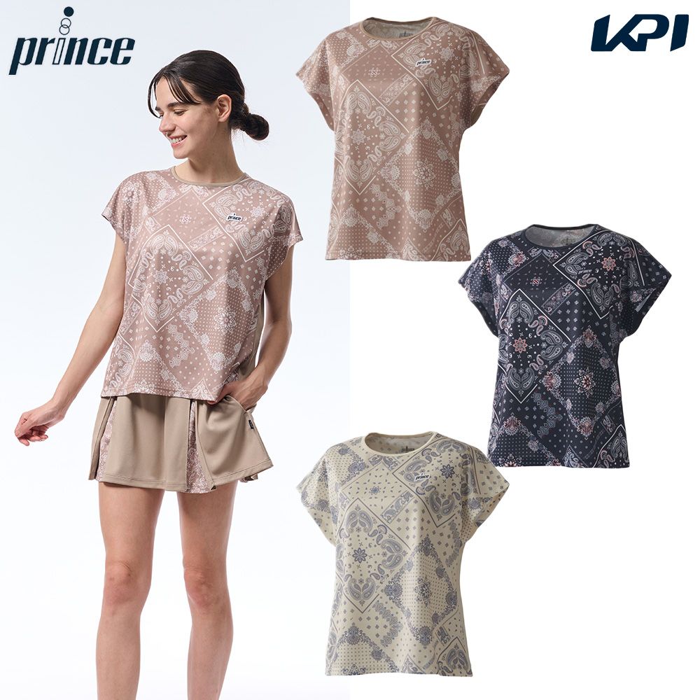 プリンス Prince テニスウェア レディース ゲームシャツ WF5086 2025FW