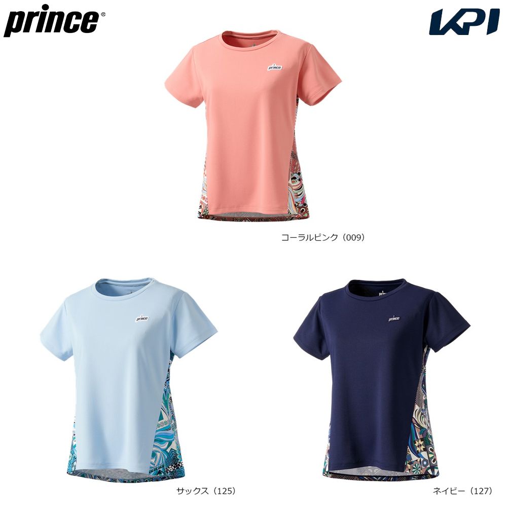 プリンス Prince テニスウェア レディース ゲームシャツ WS6077 2026SS 3月下旬発売予定※予約