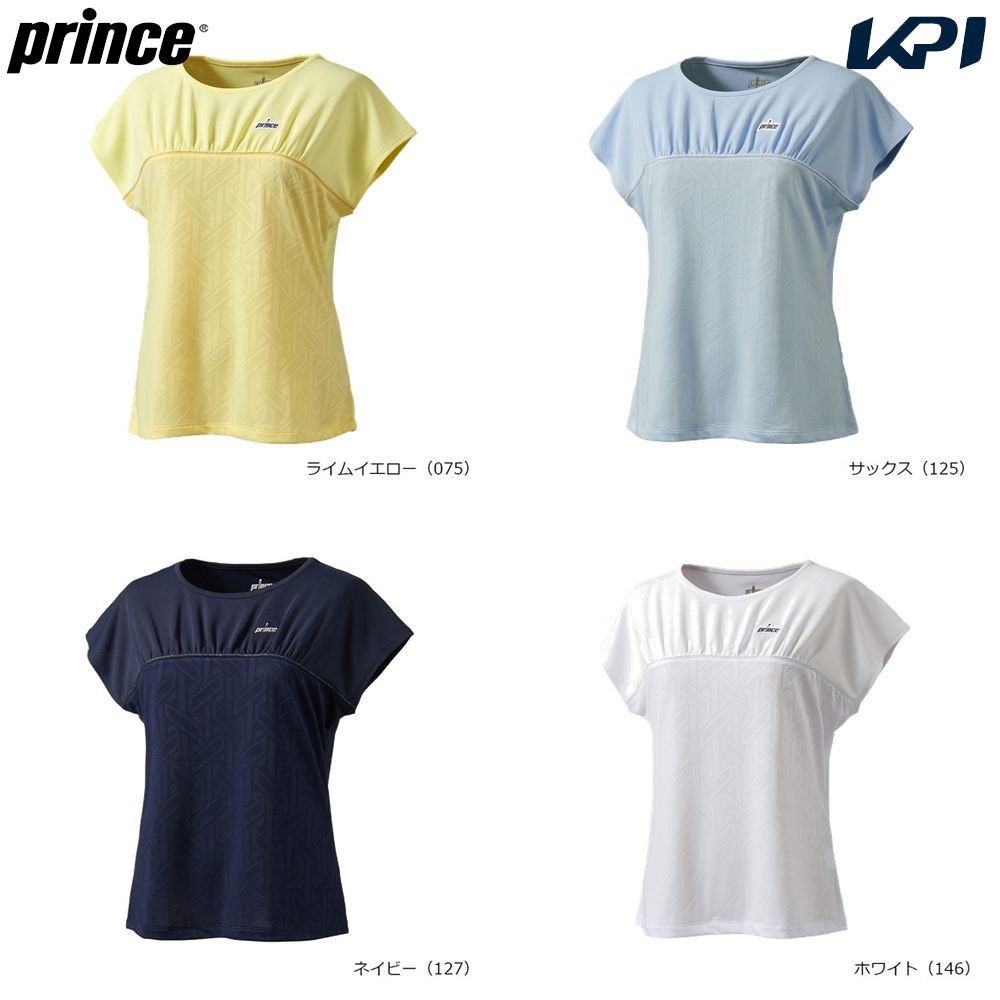 プリンス Prince テニスウェア レディース ゲームシャツ WS6079 2026SS 4月下旬発売予定※予約