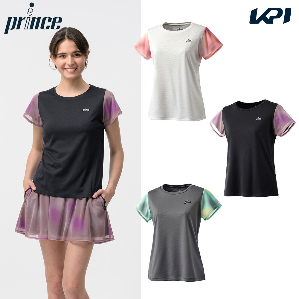 プリンス Prince バドミントンウェア レディース ゲームシャツ WF6037 2026FW